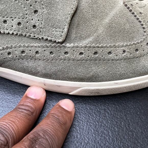 Cole Haan Men’s Suede Wingtip Sneakers Gray Casual Lace Up Shoes ? main image 7
